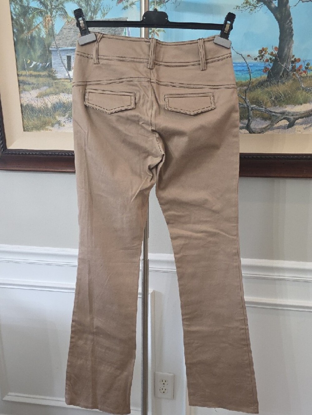 Cache Beige Slim Pants - Picture 5 of 6